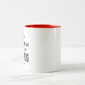 ChatBOT.ai talkative MUG 来 Say Hi:) ツートーンマグカップ (中央)