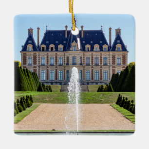 Chateau and parc de Sceaux in summer - France セラミックオーナメント