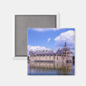 Chateau Chantilly、Oise、フランス マグネット (正面/裏面)