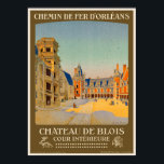 Château de Blois France Vintage Poster 1928 ポスター<br><div class="desc">Vintage poster from Château de Blois in France. Published in 1928. Please note that our posters are high quality reproductions based on professional, very high resolution scans off the originals. Our manual retouching process does not involve the use of filters that remove any original details or texture that you will...</div>