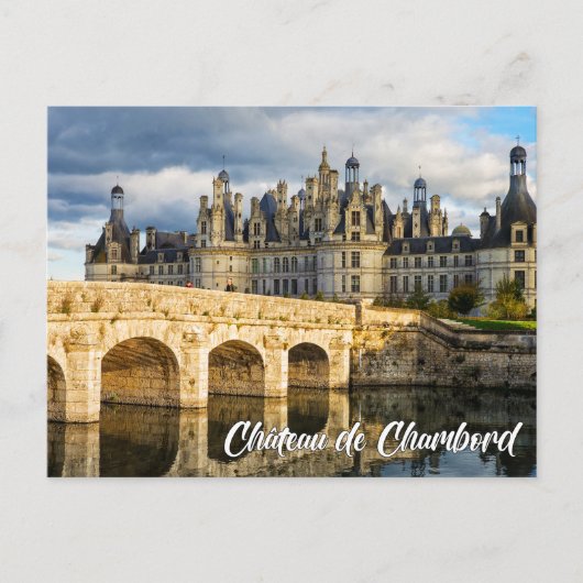 Chateau de Chambord, Chambord, France ポストカード (正面)