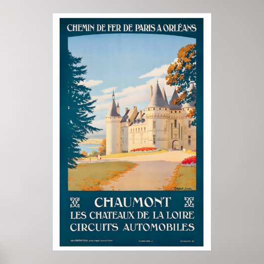 Chateau de Chaumont Chateaux of the Loire Valley ポスター (正面)
