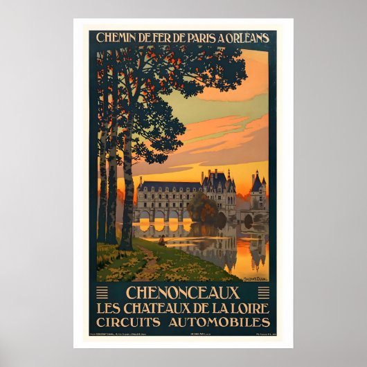 Chateau de Chenonceau Chateaux of the Loire Valley ポスター (正面)