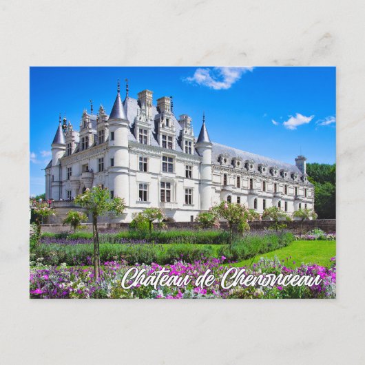 Chateau de Chenonceau, France ポストカード (正面)