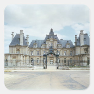Chateau de Maisonsの西の正面の眺め スクエアシール