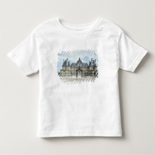 Chateau de Maisonsの西の正面の眺め トドラーTシャツ (正面)