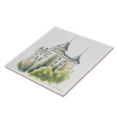 Chateau de Mercues、フランス タイル (側面)