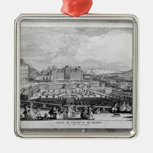 Chateau de Meudonの眺め メタルオーナメント (正面)