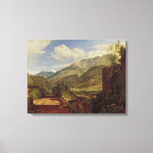 Chateau de St. Michael, Bonneville, Savoy, 1803 (o キャンバスプリント (正面)