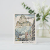 Château Frontenac ポストカード (スタンド正面)