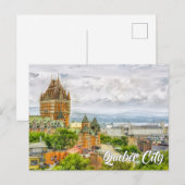 Chateau Frontenac, Quebec City, Quebec, Canada ポストカード (正面/裏面)
