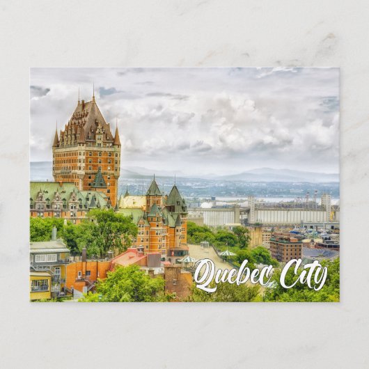 Chateau Frontenac, Quebec City, Quebec, Canada ポストカード (正面)