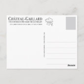 Château-Gaillard, at the sunrise ポストカード (裏面)