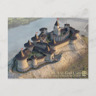 Château-Gaillard, watching over Petit Andely, ポストカード