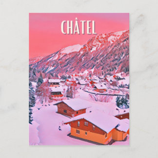 Châtel Station de ski ポストカード