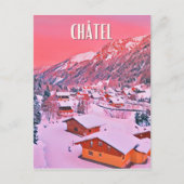 Châtel Station de ski  ポストカード (正面)