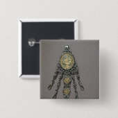 Chatelaine、18世紀後半 缶バッジ (正面&裏面)