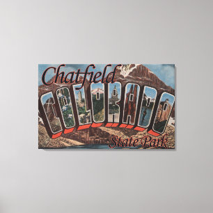 Chatfieldの州立公園、コロラド州 キャンバスプリント