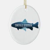 Chatfield Reservoir Colorado Fish セラミックオーナメント (右)