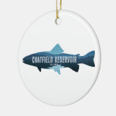 Chatfield Reservoir Colorado Fish セラミックオーナメント (左)