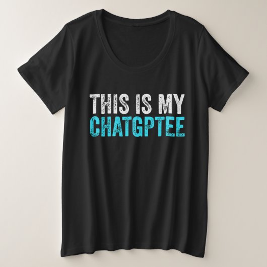 ChatGPTおもしろい ChatGPT ティー (デザイン正面)