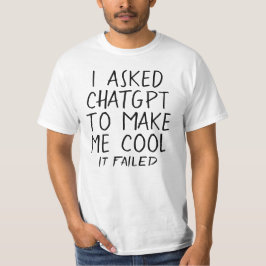 ChatGPTにカッコいいデザインを作ってもらったけど失敗した面白AI Tシャツ