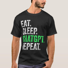 Chatgpt食べリプートのスリープ Tシャツ