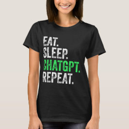 Chatgpt食べリプートのスリープ Tシャツ