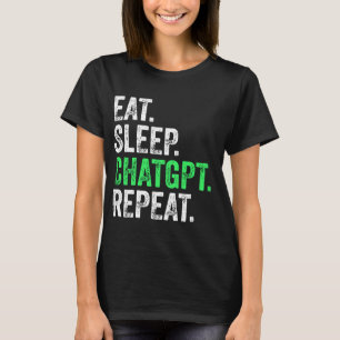 Chatgpt食べリプートのスリープ Tシャツ