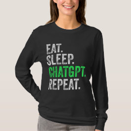 Chatgpt食べリプートのスリープ Tシャツ