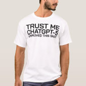 ChatGPT-5がこのシャツを承認した Tシャツ (正面)
