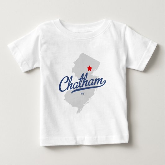 ChathamニュージャージーNJのワイシャツ ベビーTシャツ (正面)