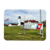Chatham Light house, Cape Cod Massachusetts Magnet マグネット (横)