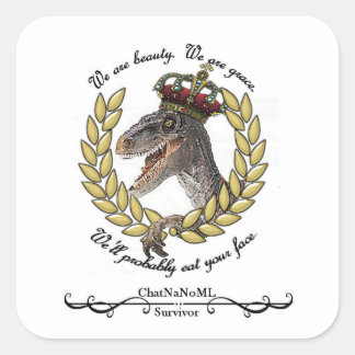 ChatNaNoMLスタンプ スクエアシール