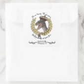 ChatNaNoMLスタンプ スクエアシール (バッグ)