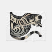 Chaton フリースブランケット (正面(横))