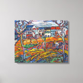 Chatouの家 |モーリス・ド・ヴラニク | キャンバスプリント (正面)