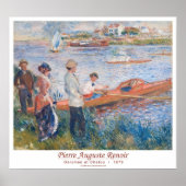 Chatouの漕ぎ手・ 1879 ポスター (正面)