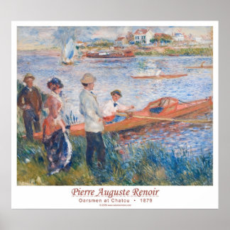 Chatouの漕ぎ手・ 1879 ポスター
