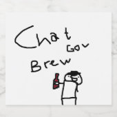 Chatroom Gov 2.0ビールボトル ビールラベル (シングルラベル)