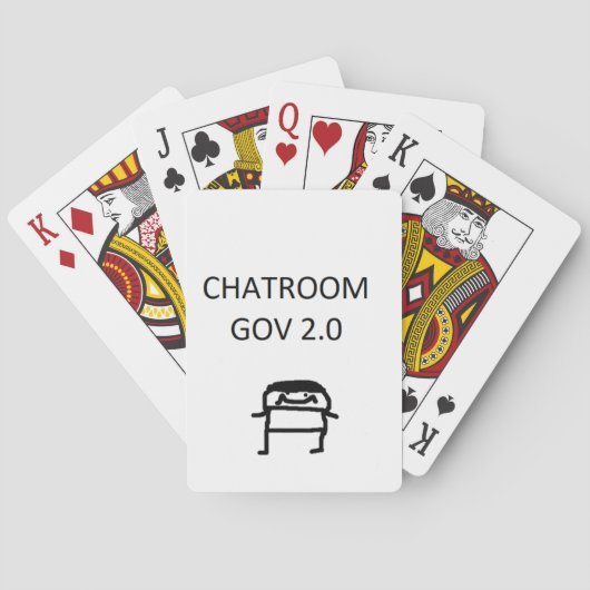 Chatroom Gov 2.0遊のカード トランプ (裏面)