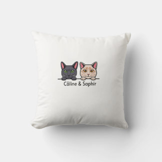Chats en famille クッション