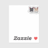 Chats en famille シール (シート)