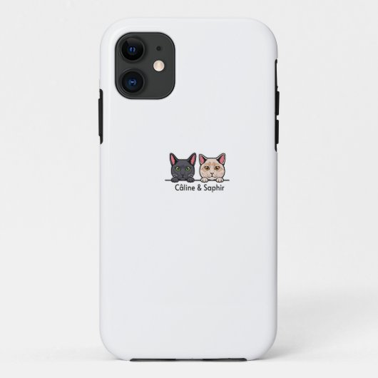 Chats en famille Case-Mate iPhoneケース (裏面)