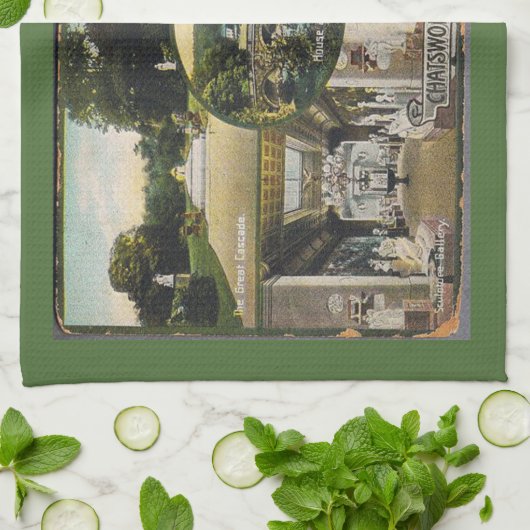 Chatsworthの家 キッチンタオル (折り畳み)