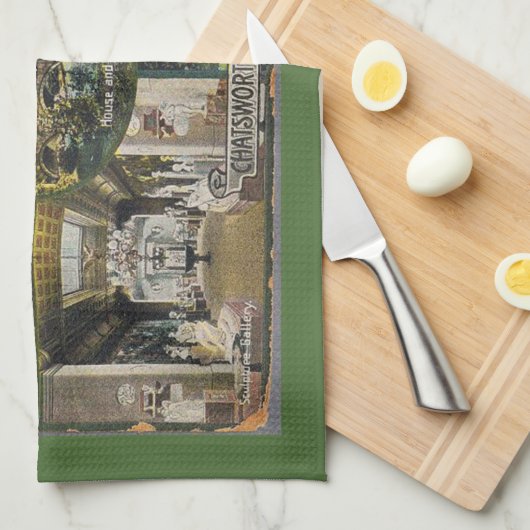 Chatsworthの家 キッチンタオル (四つ折り)