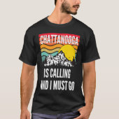 Chattanooga Is Calling And I Must Go, Wavy Sunset Tシャツ (正面)