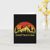 Chattanooga Tennessee Souvenirs Apparel Co. Vintag カード (黄色い花)