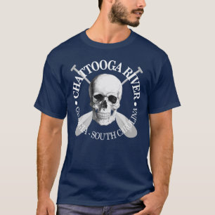 Chattoogaの川(スカル) Tシャツ