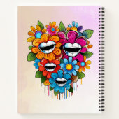 Chatty Blossoms Taza ノートブック (裏面)